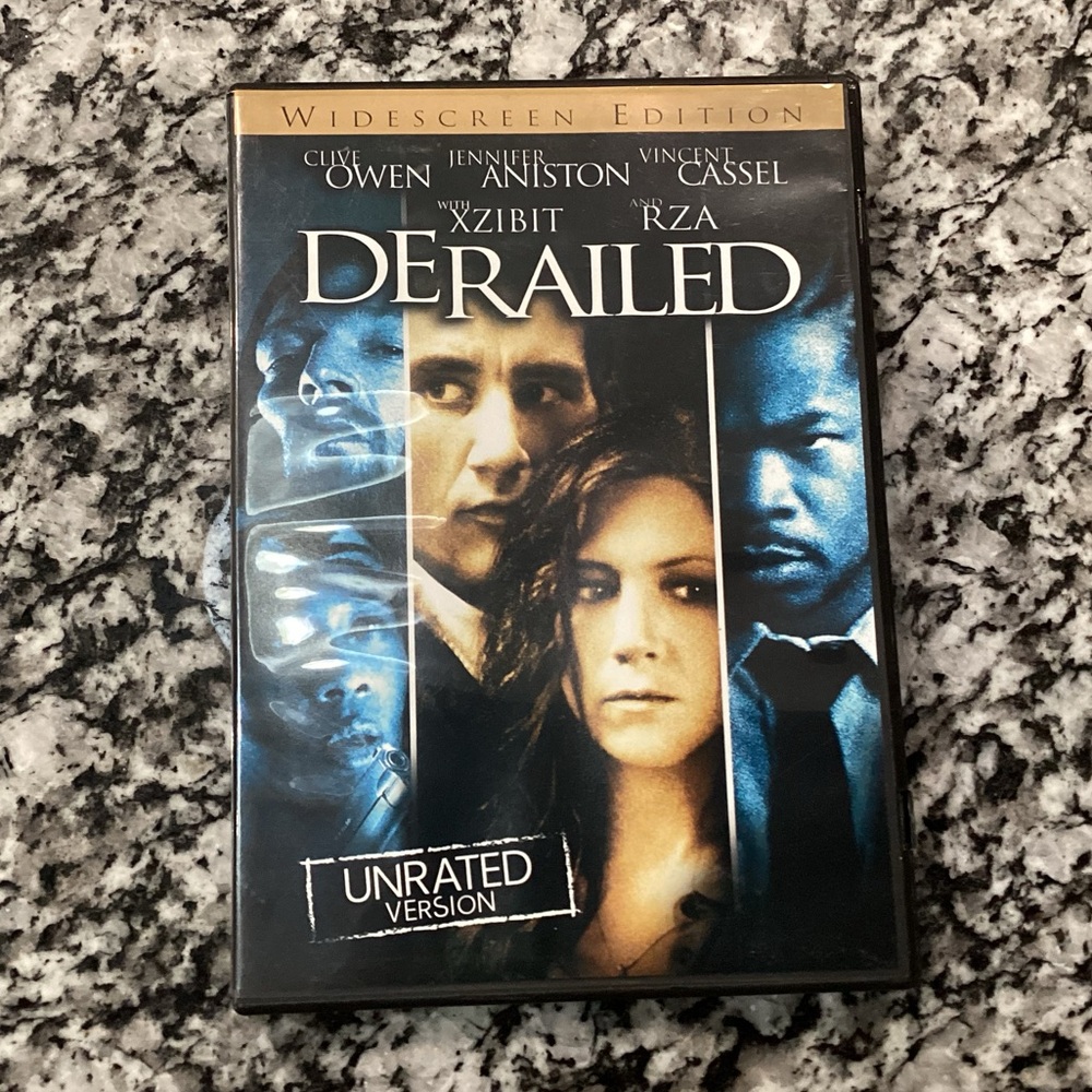 🔵🔵🔵 Derailed DVD - Clive Owen - Jennifer Anniston - Vincent Cassel - Widescreen